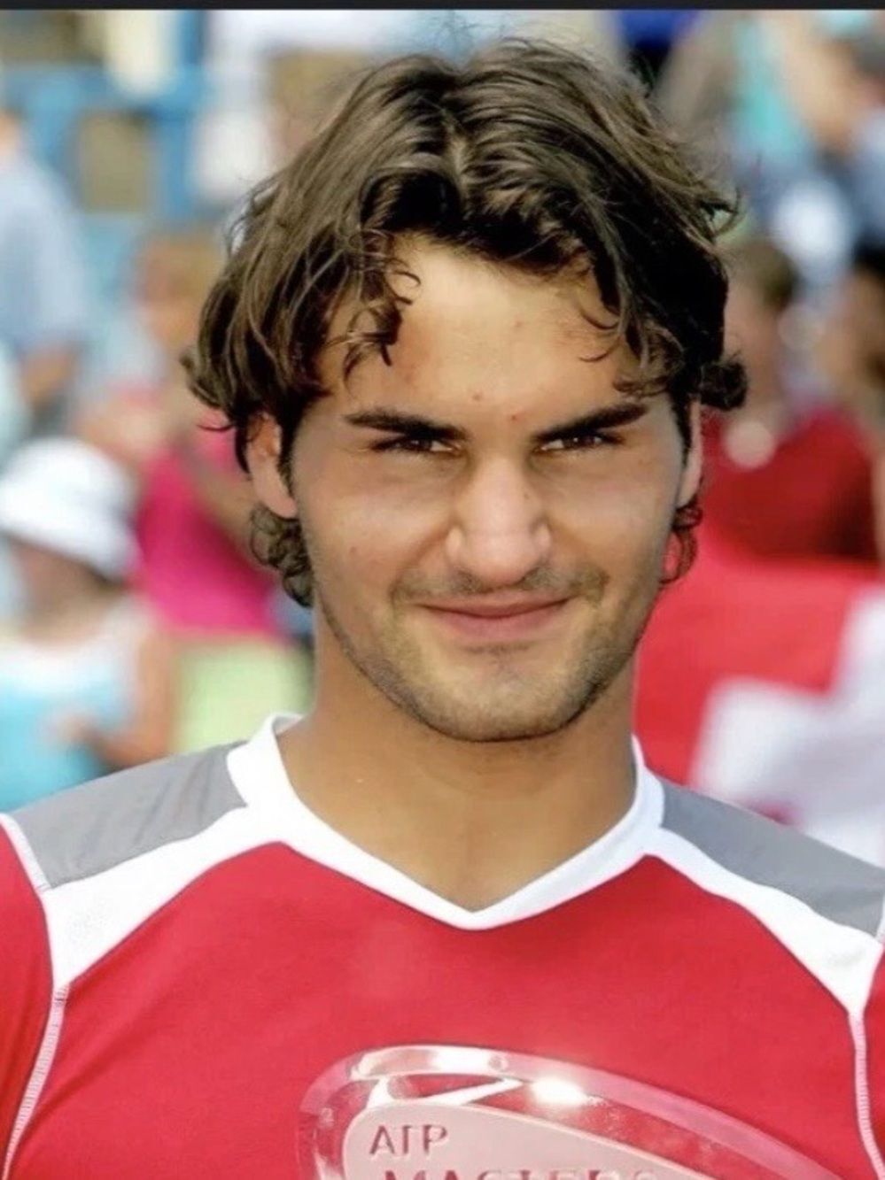 Nike Roger Federer RF 2005 Cincinnati Crew Polo Shirt Medium Sphere Rafa Nadal
